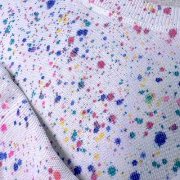 Maeve Multicolor Speckled Crew Neck Sweatshirt - Picture 2 of 4